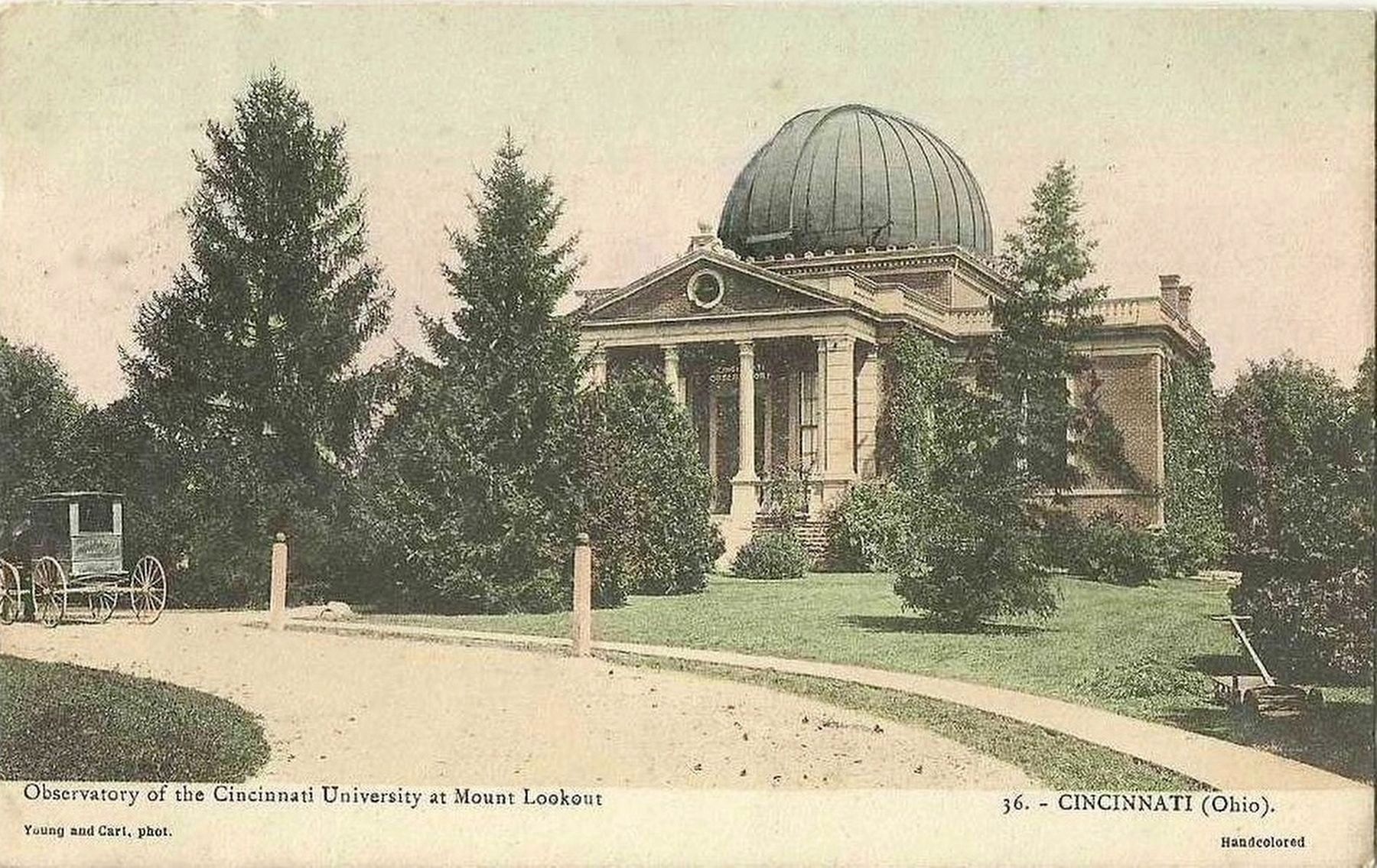 <i>Observatory of the Cincinnati University at Mount Lookout</i> image. Click for full size.