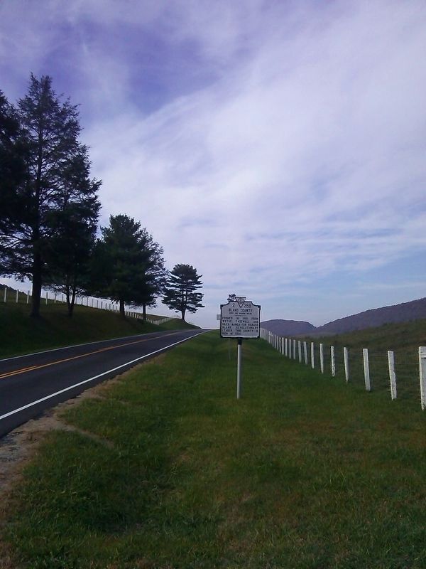 Giles County/ Bland County Marker image. Click for full size.