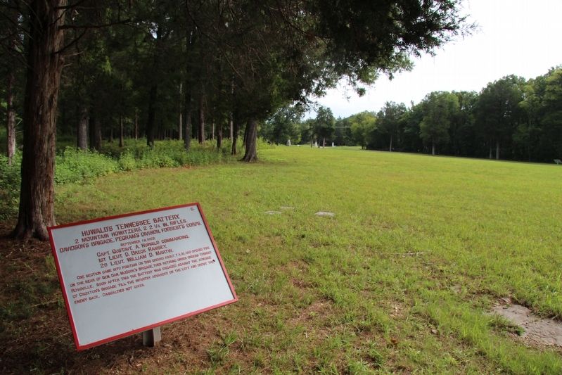 Huwald's Tennessee Battery Marker. Click for full size. Huwald's Tennessee Battery Marker image. Click for full size.