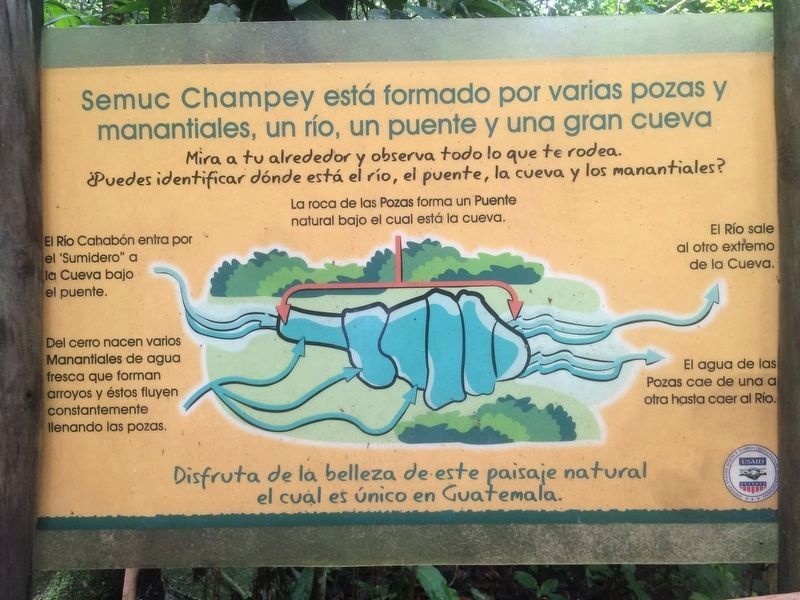 An additional, nearby marker on the Semuc Champey Pools image. Click for full size.