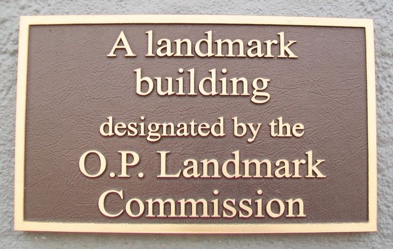 Overland Park State Bank Bldg Landmark Marker image. Click for full size.
