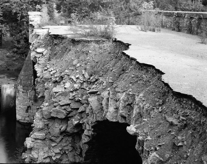 Collapsed Roadway, 1983. Click for full size. Collapsed Roadway, 1983 image. Click for full size.
