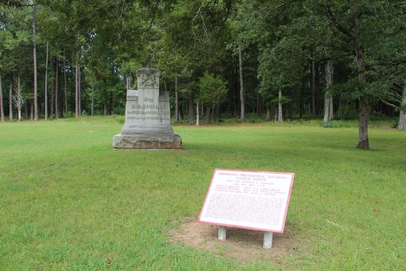 Johnson's Provisional Division Marker. Click for full size. Johnson's Provisional Division Marker image. Click for full size.