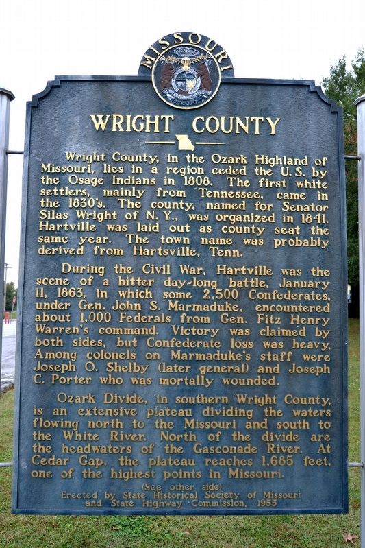 Wright County Marker image. Click for full size.