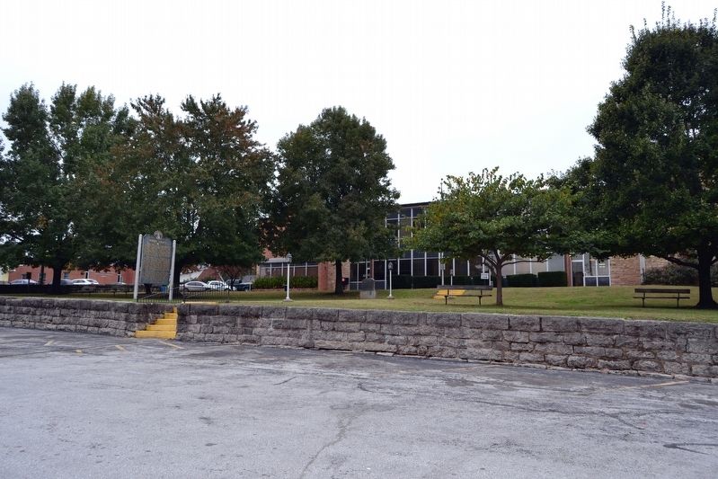 Wright County Marker and "Lest We Forget" Memorial image. Click for full size.