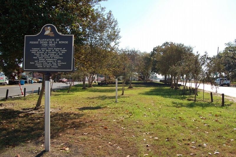 Plantation of Pierre Denis De La Ronde Marker. Click for full size. Plantation of Pierre Denis De La Ronde Marker image. Click for full size.