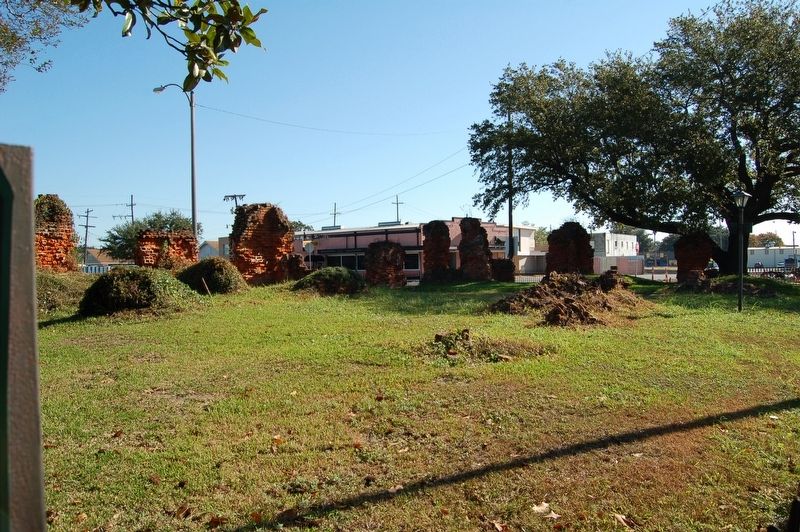 Plantation of Pierre Denis De La Ronde Ruins. Click for full size. Plantation of Pierre Denis De La Ronde Ruins image. Click for full size.