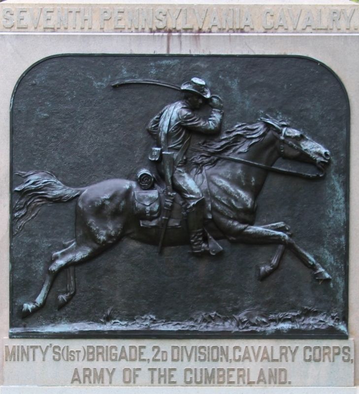 7th Pennsylvania Cavalry Marker image. Click for full size.