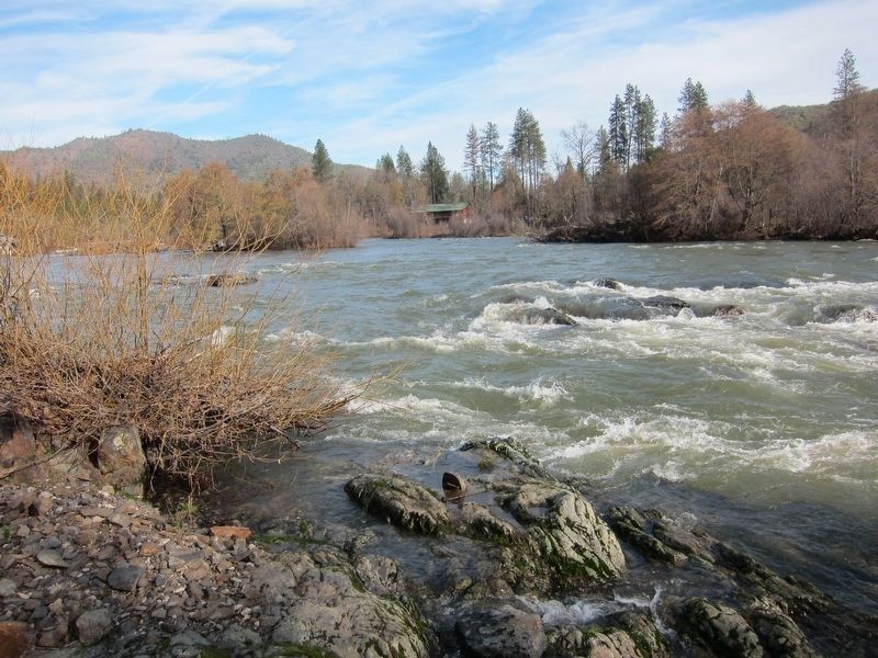 Ti'lomikh Falls - Looking Upstream from Marker Site image. Click for full size.