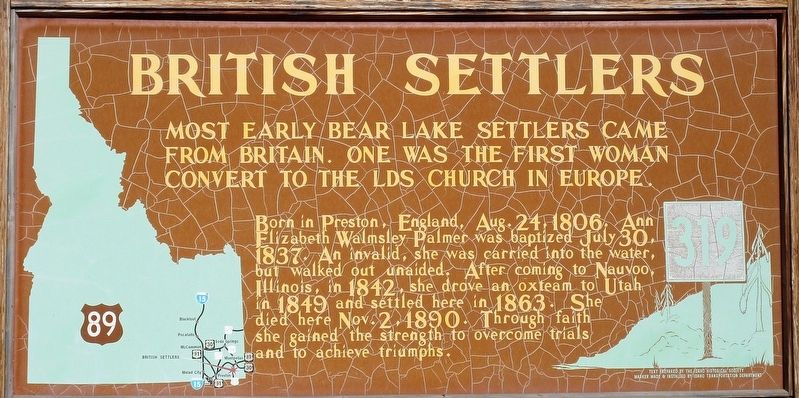 British Settlers Marker. Click for full size. British Settlers Marker image. Click for full size.
