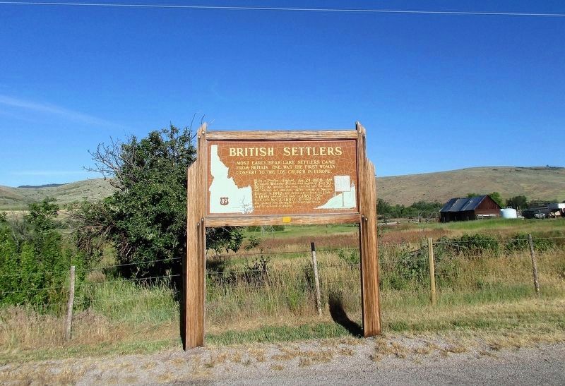 British Settlers Marker. Click for full size. British Settlers Marker image. Click for full size.