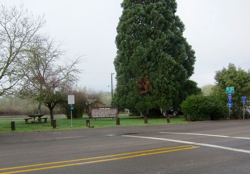 Historic Oakland Marker - Wide View image. Click for full size.
