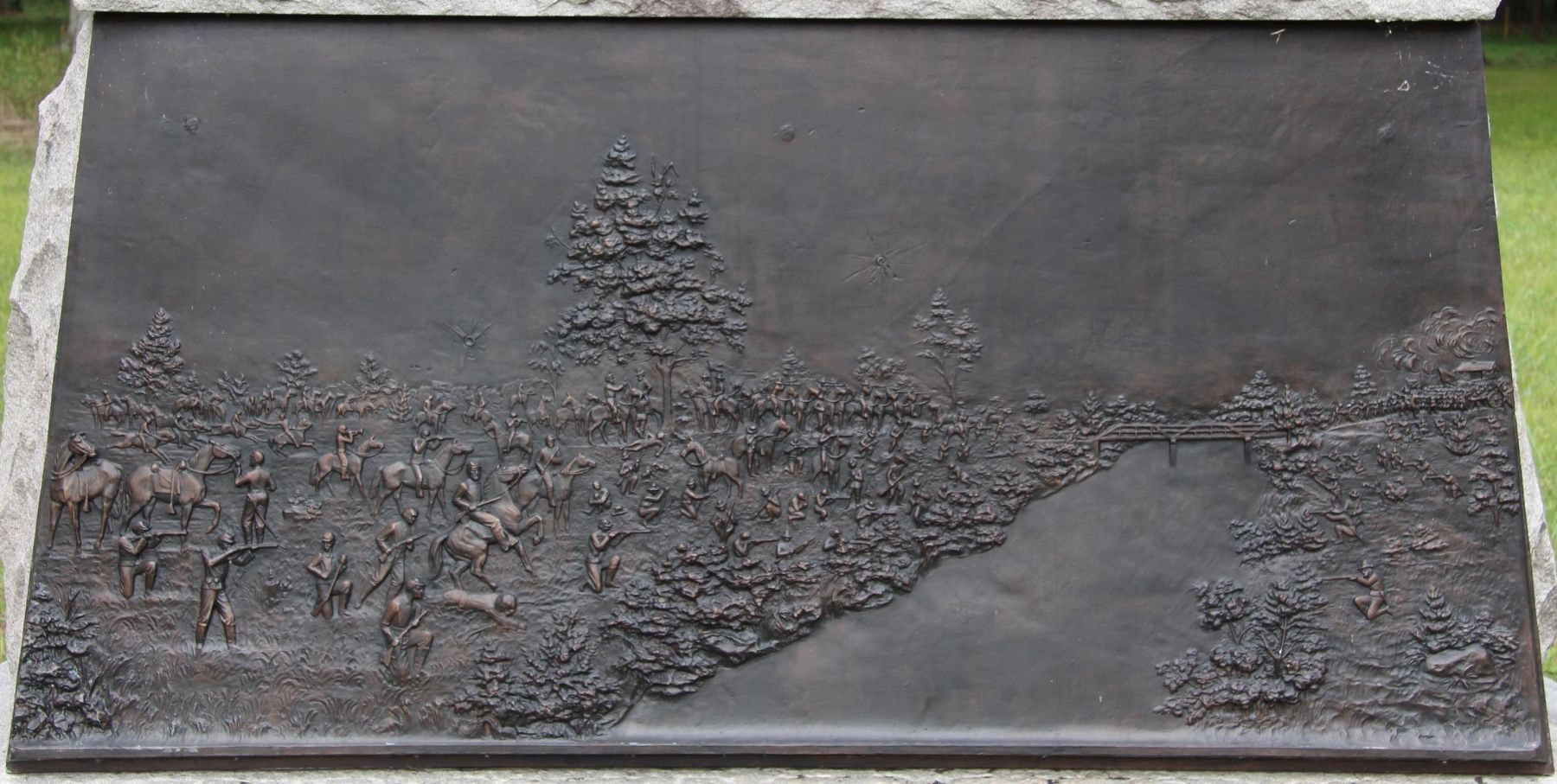 4th Michigan Cavalry Marker. Click for full size. 4th Michigan Cavalry Marker image. Click for full size.