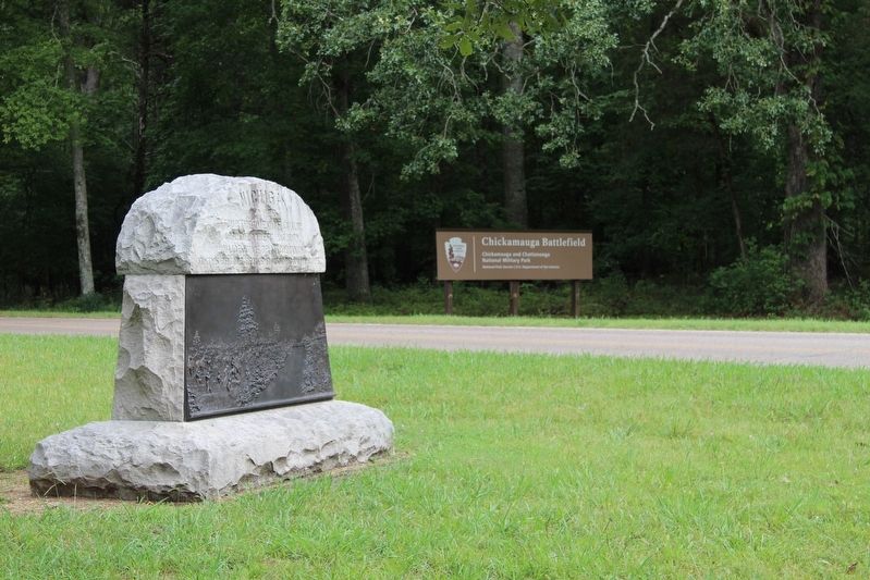 4th Michigan Cavalry Marker. Click for full size. 4th Michigan Cavalry Marker image. Click for full size.