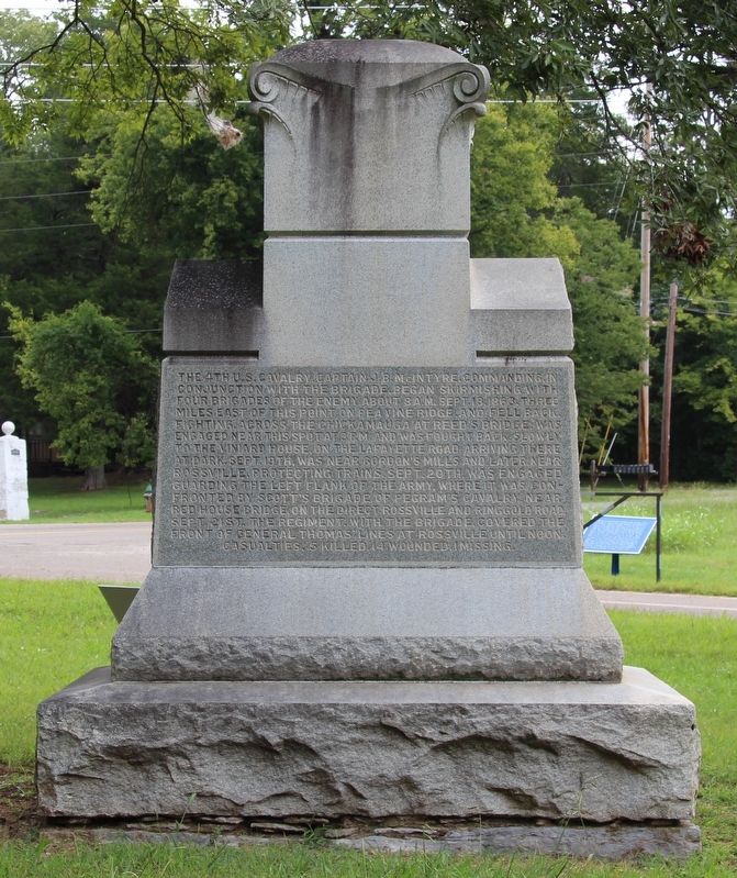4th United.States Cavalry Marker image. Click for full size.