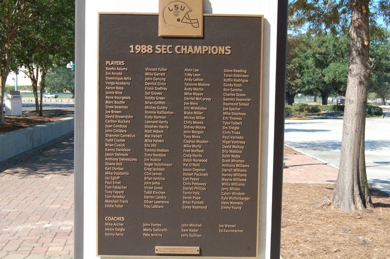 1988 SEC Champions Marker image. Click for full size.