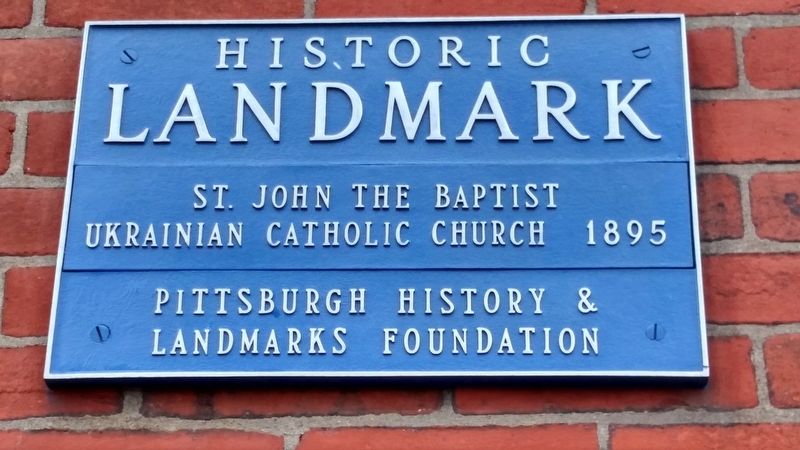 St. John the Baptist Ukrainian Catholic Church Marker image. Click for full size.