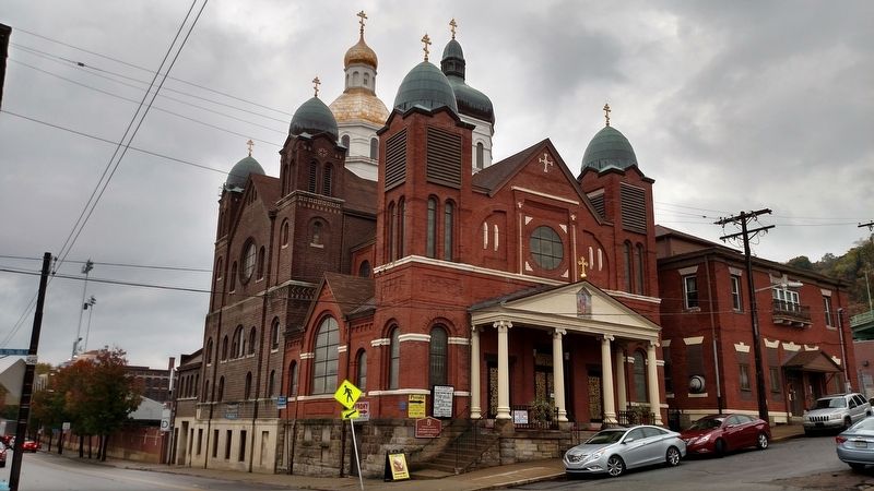 St. John the Baptist Ukrainian Catholic Church Marker image. Click for full size.