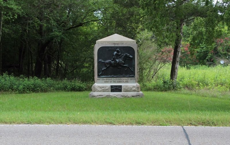 7th Pennsylvania Cavalry Marker. Click for full size. 7th Pennsylvania Cavalry Marker image. Click for full size.
