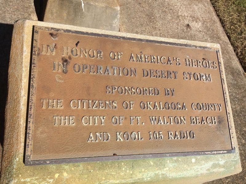 Okaloosa County Desert Storm Memorial image. Click for full size.
