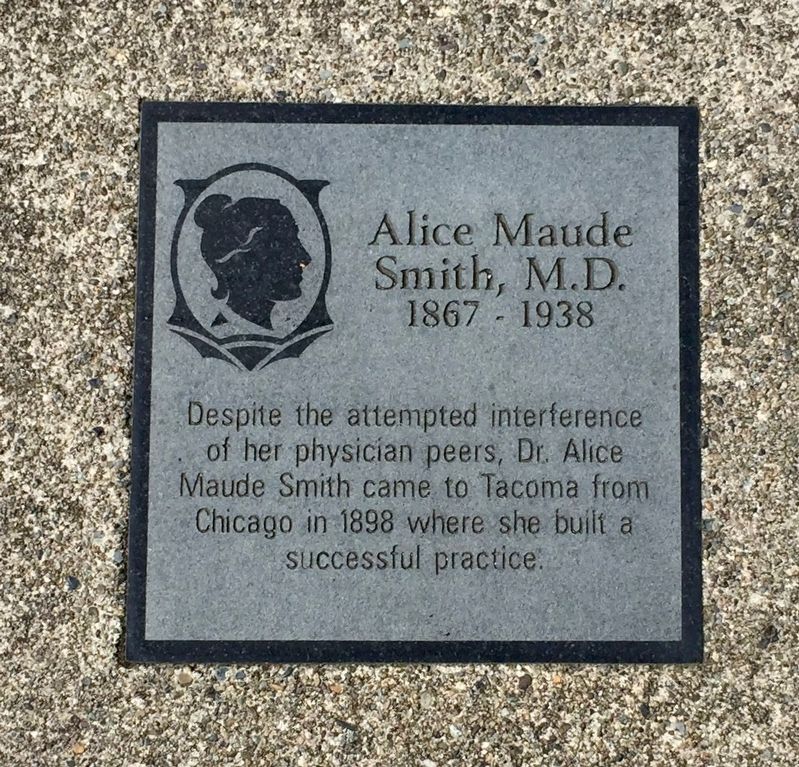 Alice Maude Smith, M.D. Marker image. Click for full size.