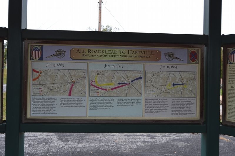 The Battle of Hartville Marker image. Click for full size.