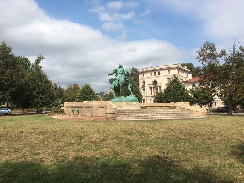 Philip H. Sheridan Marker and Statue. Click for full size. Philip H. Sheridan Marker and Statue image. Click for full size.