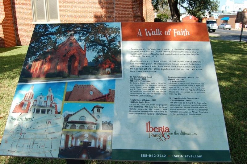 A Walk of Faith Marker image. Click for full size.