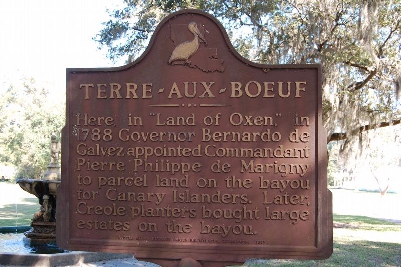 Terre-Aux-Boeuf Marker image. Click for full size.
