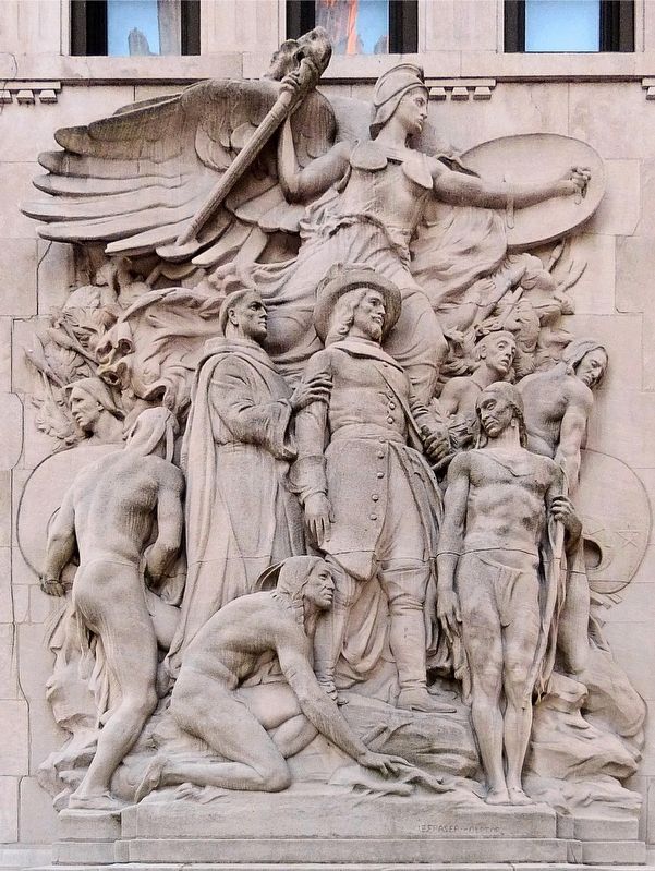 The Discoverers by James Earle Fraser. Click for full size. The Discoverers by James Earle Fraser image. Click for full size.