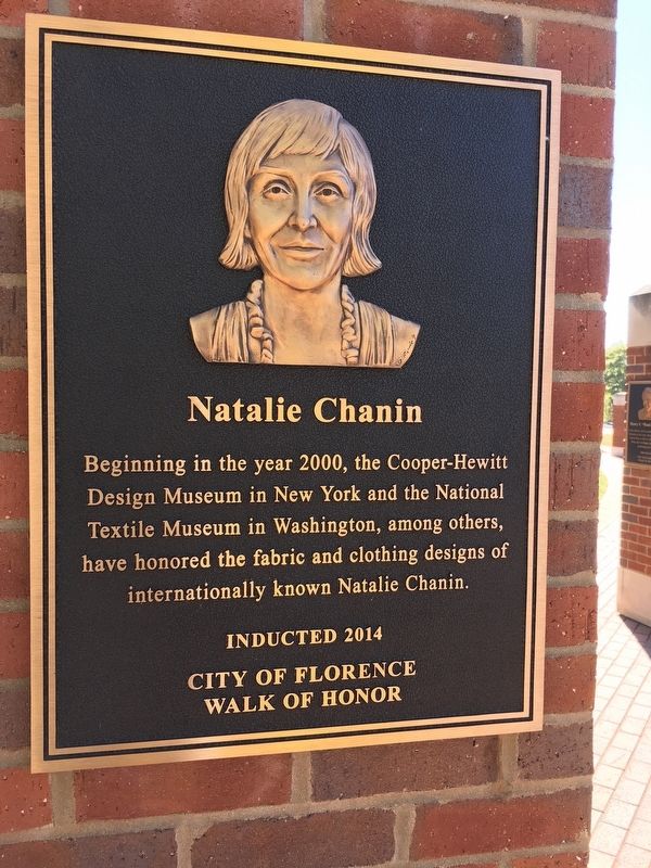 Natalie Chanin Marker. Click for full size. Natalie Chanin Marker image. Click for full size.