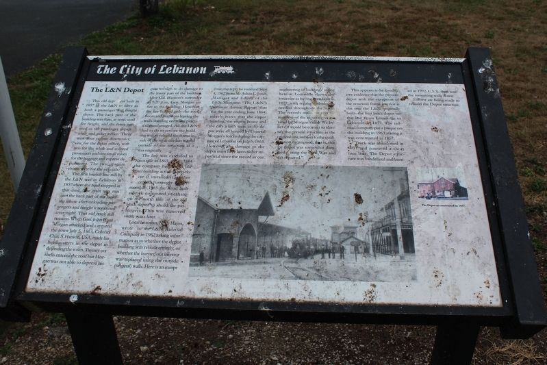 The L&N Depot Marker image. Click for full size.