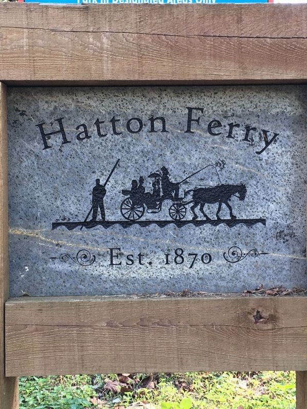 Hatton Ferry Sign image. Click for full size.