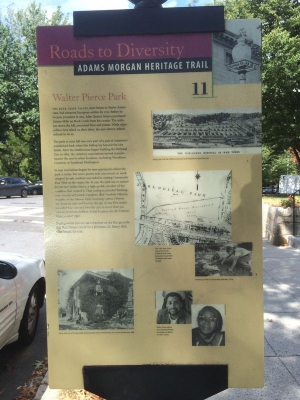 Walter Pierce Park Marker. Click for full size. Walter Pierce Park Marker image. Click for full size.