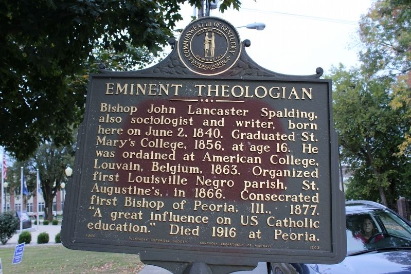 Eminent Theologian Marker image. Click for full size.
