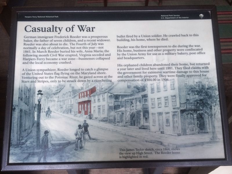 Casualty of War Marker. Click for full size. Casualty of War Marker image. Click for full size.