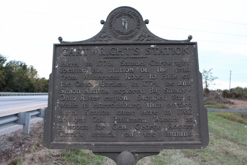 Cartwright's Station Marker. Click for full size. Cartwright's Station Marker image. Click for full size.