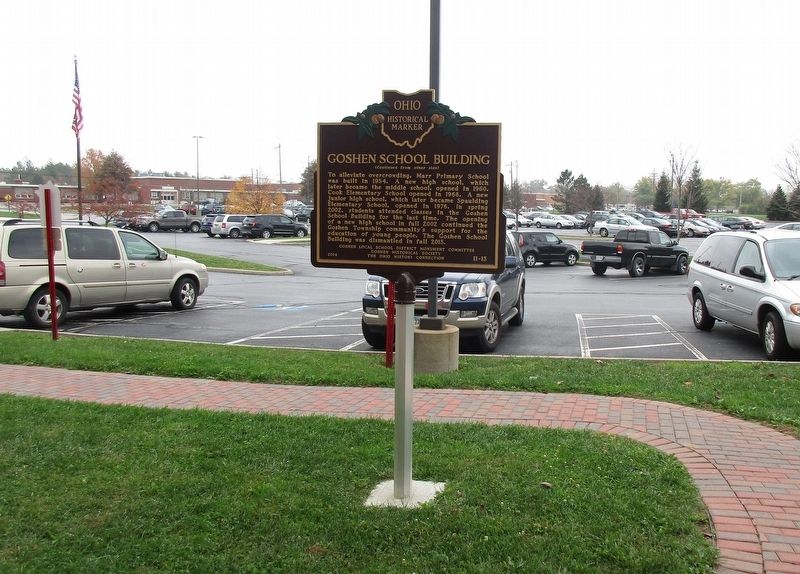 Goshen School Building Marker image. Click for full size.