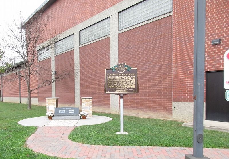 Goshen School Building Marker image. Click for full size.