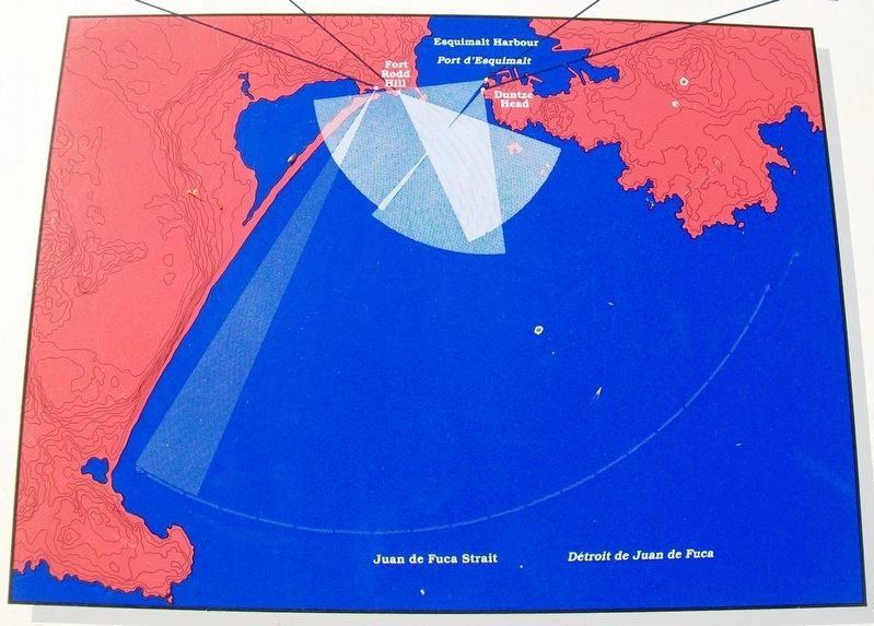 Map on Defence Electric Light Directing Station Marker image. Click for full size.