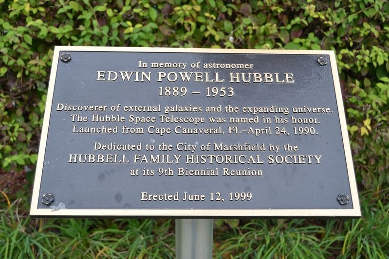 Hubbell Family Historical Society Memorial image. Click for full size.