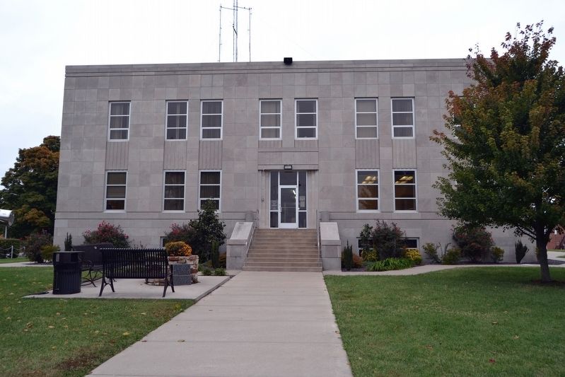 Marker on South Side of Webster County Courthouse. Click for full size. Marker on South Side of Webster County Courthouse image. Click for full size.