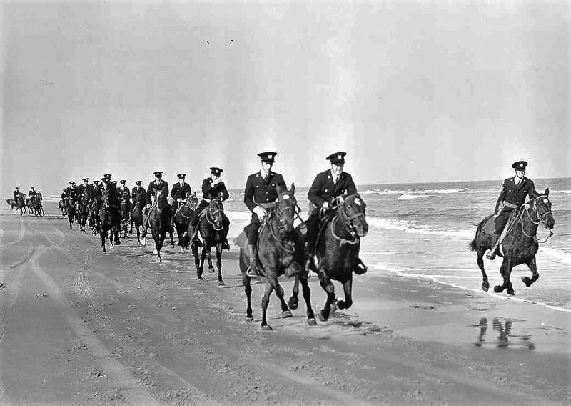 Silver Thatch Mounted Beach Patrol Marker image. Click for full size.