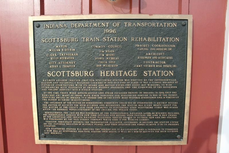 Scottsburg Depot image. Click for full size.