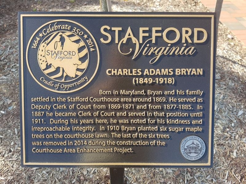 Charles Adams Bryan Marker image. Click for full size.