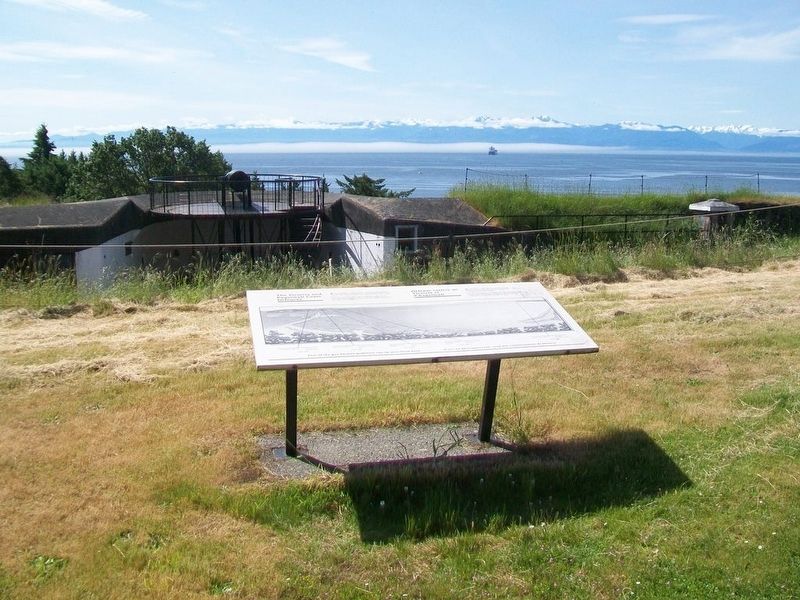 The Victoria and Esquimalt Coast Defences Marker. Click for full size. The Victoria and Esquimalt Coast Defences Marker image. Click for full size.