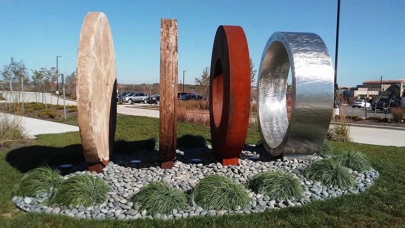 "Wheels of Progress" Sculpture image. Click for full size.