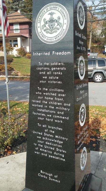 Veterans Memorial. Click for full size. Veterans Memorial image. Click for full size.