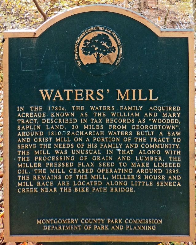 Waters' Mill Marker image. Click for full size.