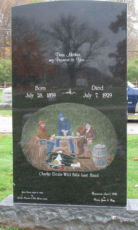 Charlie Henry Rich Marker. Click for full size. Charlie Henry Rich Marker image. Click for full size.